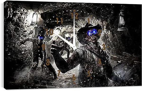 Часы картина - Call Of Duty: Black Ops II
