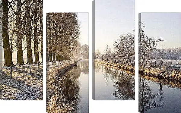 Модульная картина - Зима