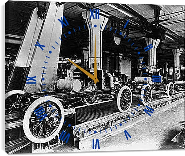 Часы картина - Ретро
