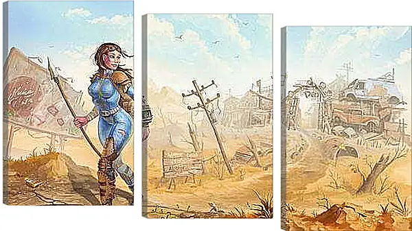 Модульная картина - Fallout