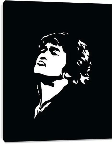 Постер на подрамнике - Виктор Цой группа Кино