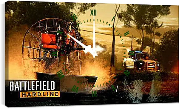 Часы картина - Battlefield: Hardline