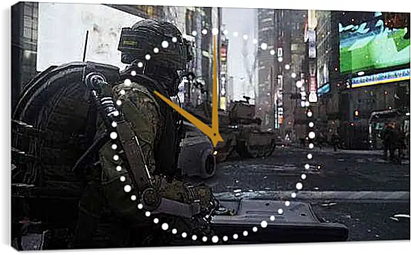 Часы картина - Call Of Duty: Advanced Warfare