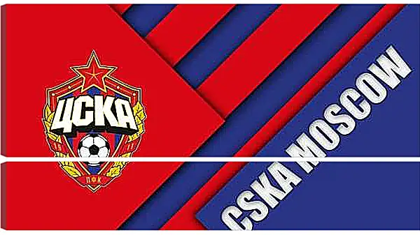 Модульная картина - Эмблема ФК ЦСКА Москва