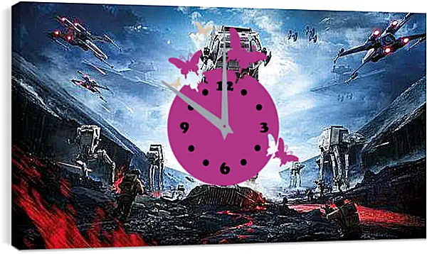Часы картина - Star Wars Battlefront