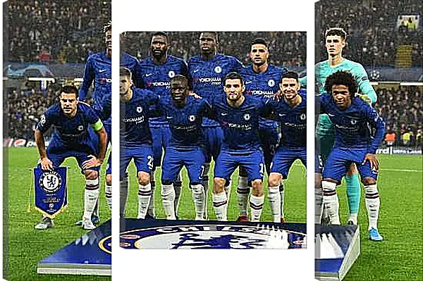 Модульная картина - Фото перед матчем ФК Челси. FC Chelsea