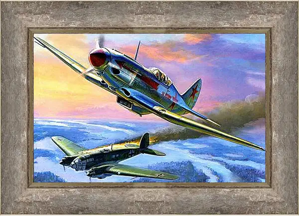 Картина в раме - Самолет