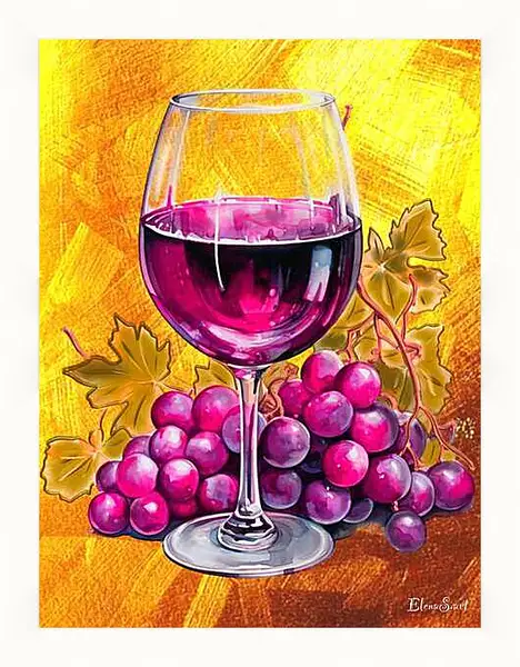 Картина в раме - Grape 2