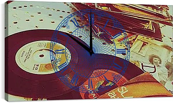 Часы картина - Винил