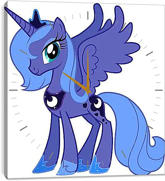 Часы картина - Единорог