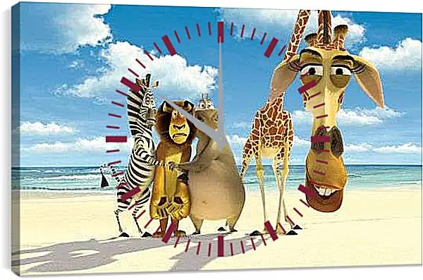 Часы картина - Мадагаскар