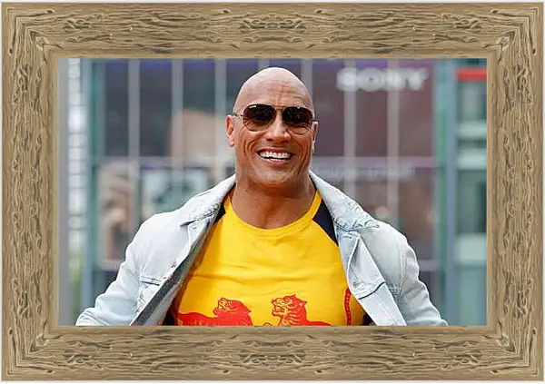 Картина в раме - Dwayne Douglas Johnson. Дуэйн Джонсон (Скала)
