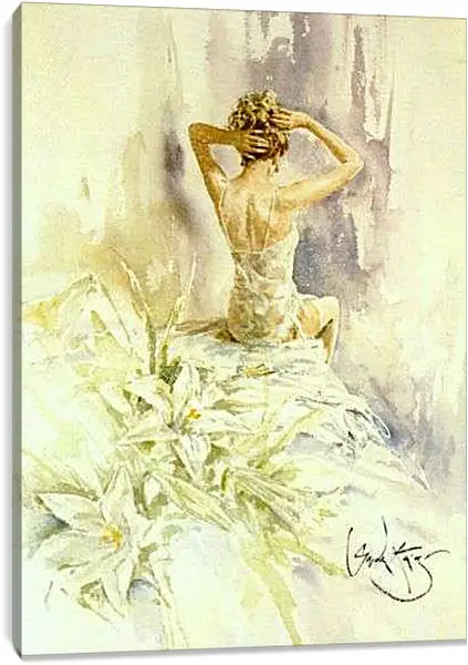 Постер на подрамнике - Лилии