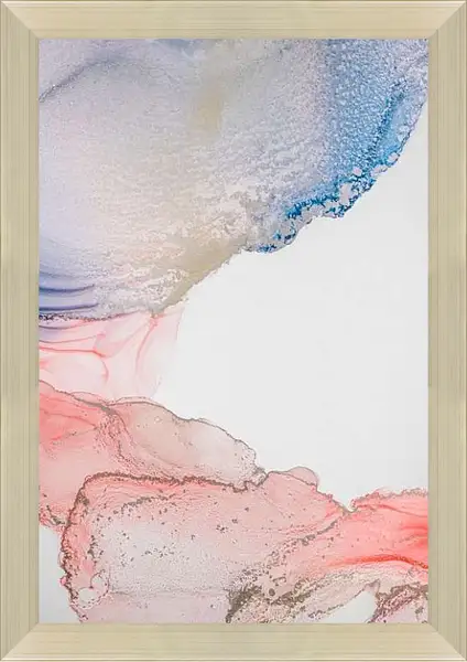 Картина в раме - Abstract pink & blue2. Mari Dein