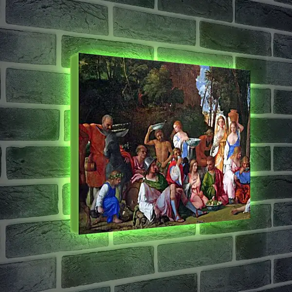 Лайтбокс световая панель - The Feast of the Gods. Джованни Беллини