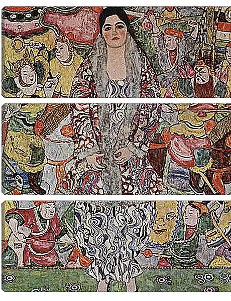 Модульная картина - Bildnis Friederike Maria Beer. Густав Климт