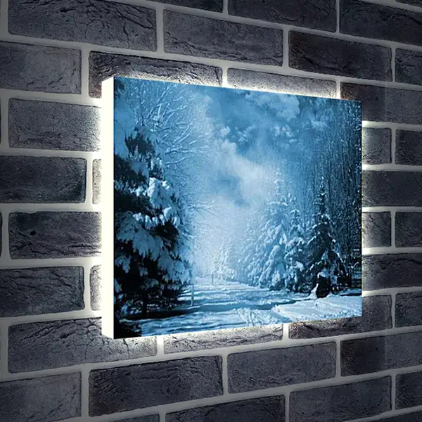 Лайтбокс световая панель - Russian Winter - Русская зима