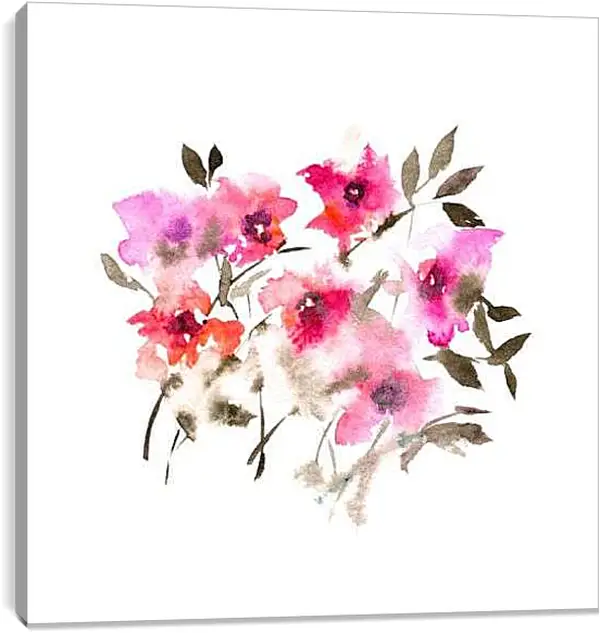 Постер на подрамнике - Цветы