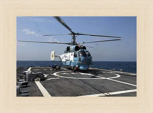 Картина в раме - Вертолет