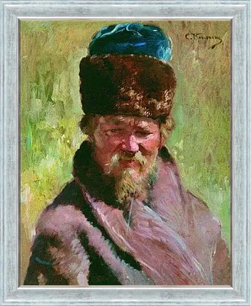 Картина в раме - Ямщик. Маковский Константин