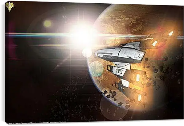 Постер на подрамнике - Mass Effect 3