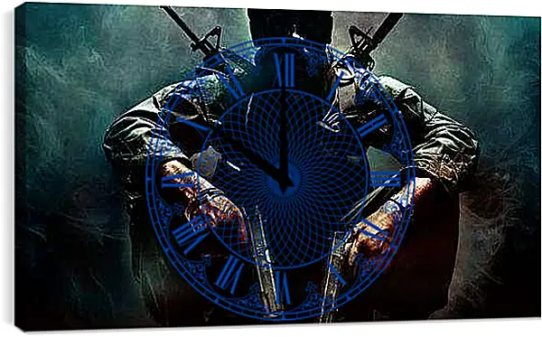 Часы картина - Call Of Duty: Black Ops