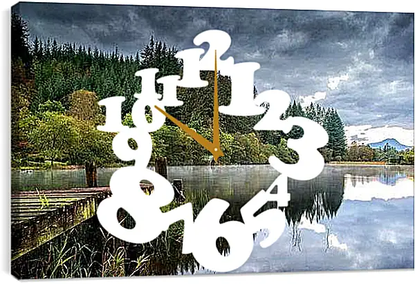 Часы картина - Осень