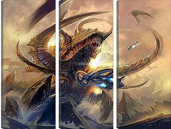 Модульная картина - Starcraft