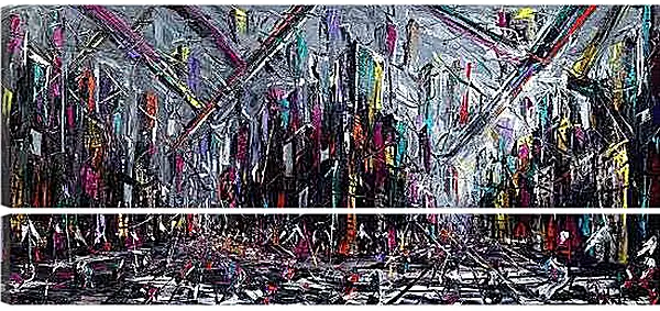 Модульная картина - Мегаполис