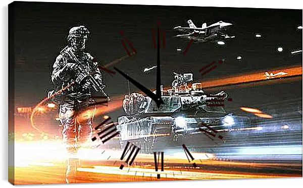 Часы картина - Battlefield 3