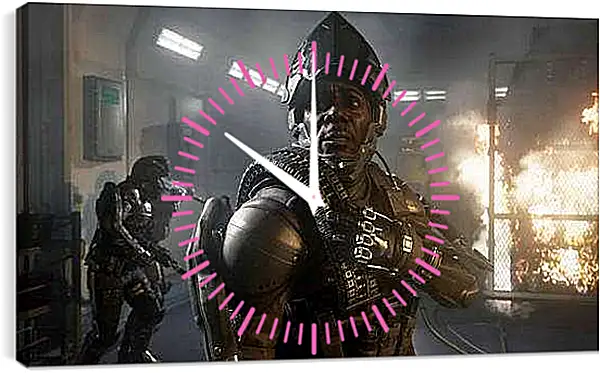Часы картина - Call Of Duty: Advanced Warfare