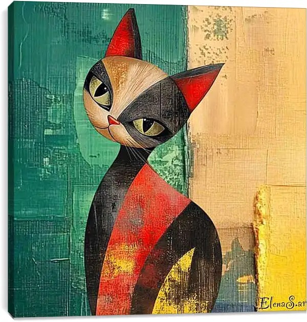 Постер на подрамнике - Cat 10