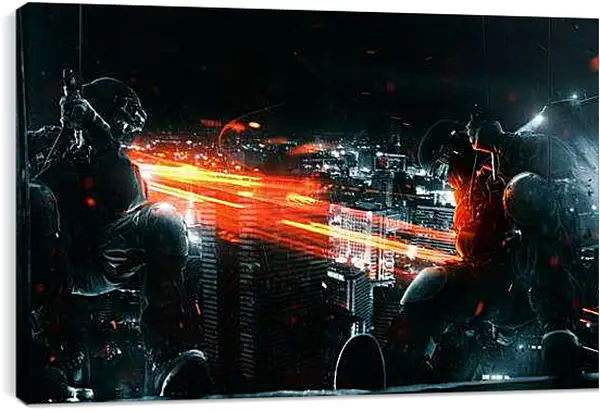 Постер на подрамнике - Battlefield 3