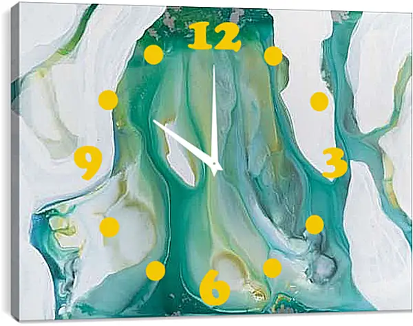 Часы картина - Emerald diptych1. Mari Dein