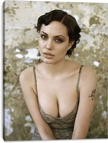 Постер на подрамнике - Angelina Jolie - Анджелина Джоли