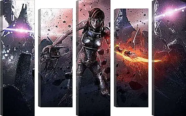 Модульная картина - Mass Effect 3