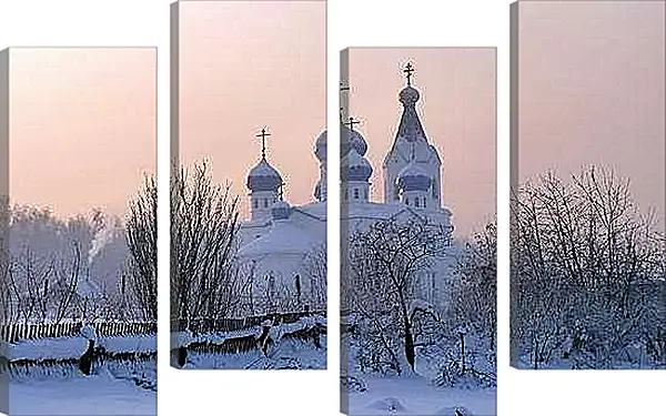 Модульная картина - Зима
