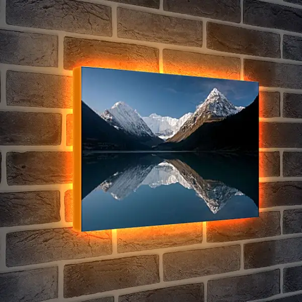 Лайтбокс световая панель - Гора Белуха 2. Республика Алтай