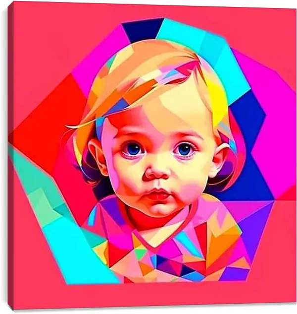 Постер на подрамнике - Портрет 1