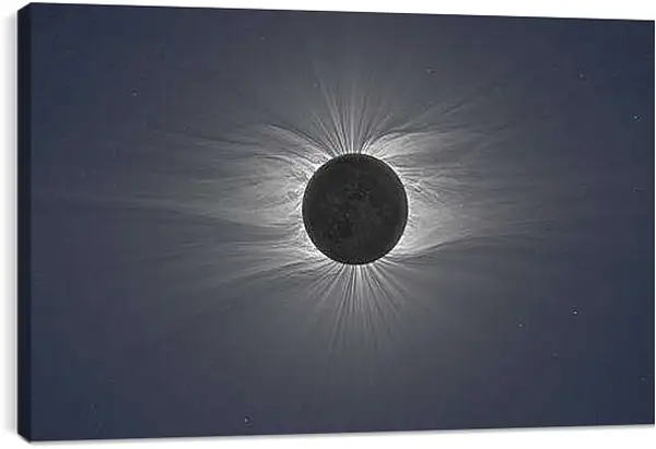 Постер на подрамнике - Солнечное затмение
