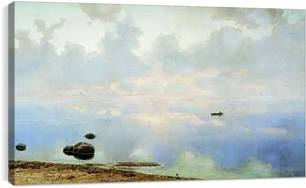 Постер на подрамнике - Морской туман. Ефим Волков