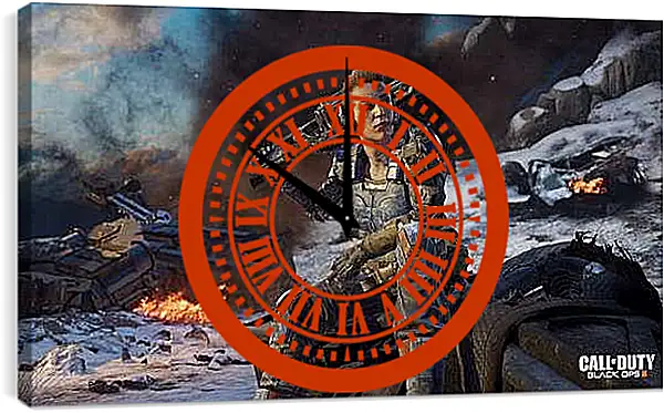 Часы картина - Call Of Duty: Black Ops III