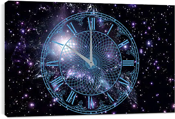 Часы картина - Космос