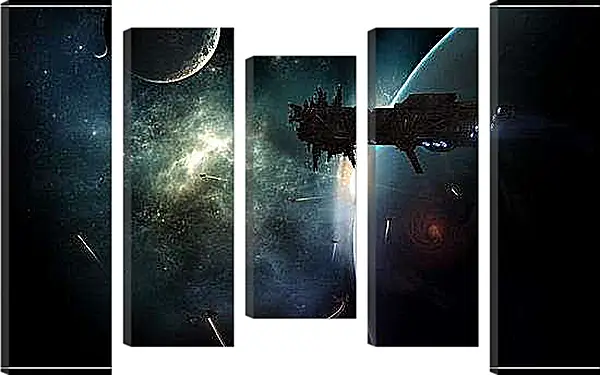 Модульная картина - Космос