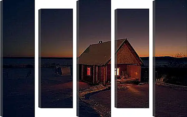 Модульная картина - Зима