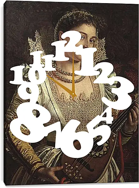 Часы картина - Бьянка. Уильям Холман Хант