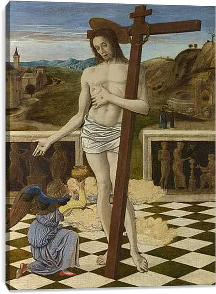 Постер на подрамнике - The Blood of the Redeemer. Джованни Беллини