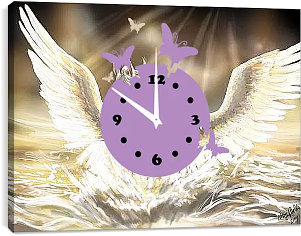 Часы картина - Пегас