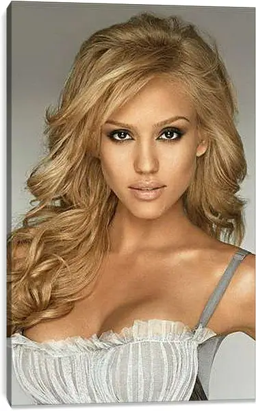 Постер на подрамнике - Jessica Alba - Джессика Альба
