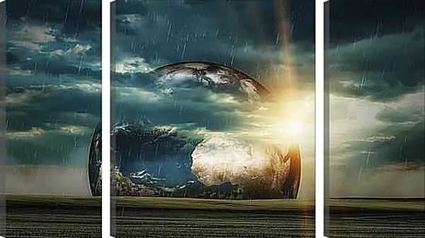 Модульная картина - Космос